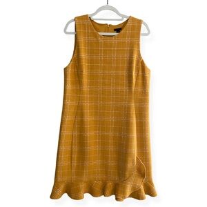 Ann Taylor Yellow Ruffle Dress